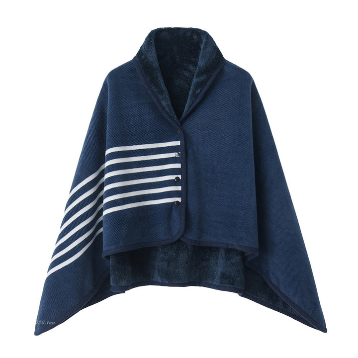 Women Cozy Blanket Poncho Bowlift