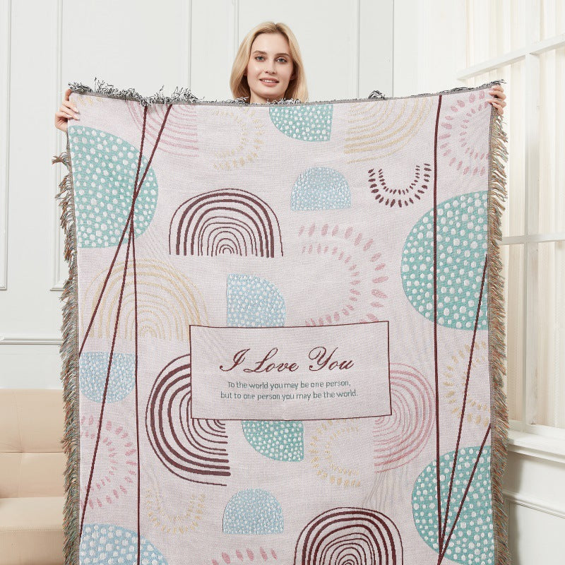 Inspirational Artistic Throw Blanket