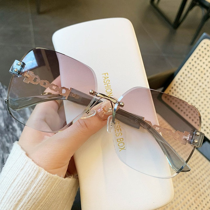 Stylish Oversized Shield Sunglasses