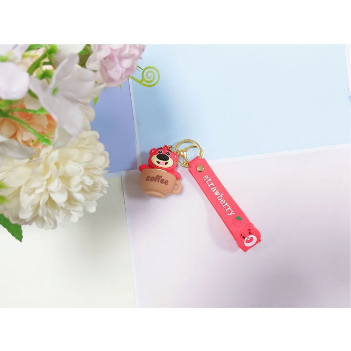 Unisex Cute Bear-Themed Keychain Bowlift