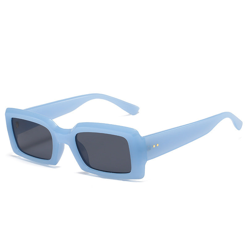 Oversized Geometric Sunglasses with Gradient Lenses Bowlift