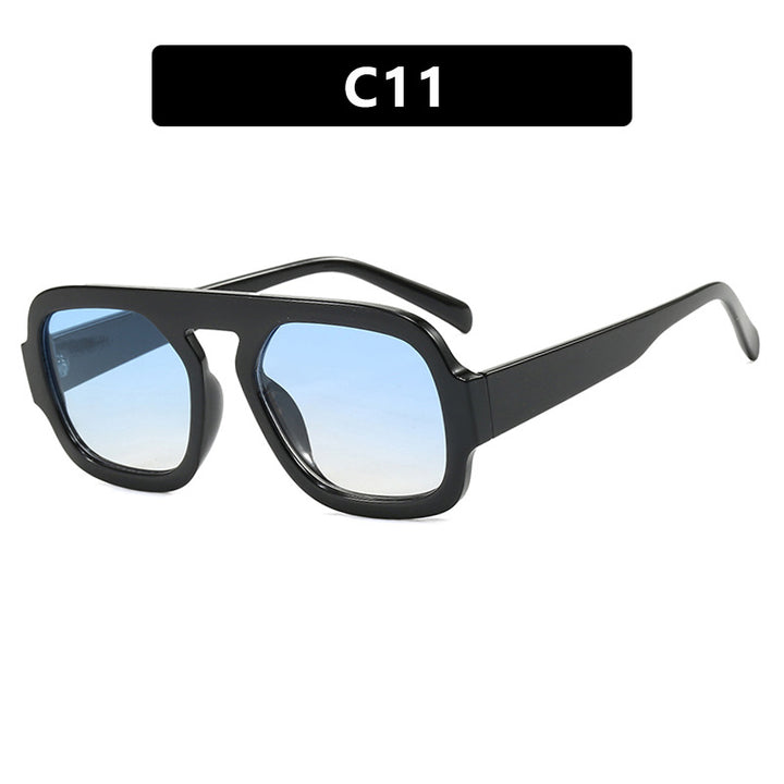 Women's trendy sunglasses with distinct angular design and UV protection Bowlift