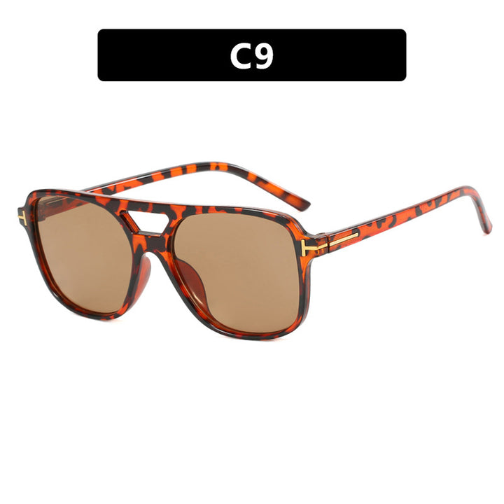 Women trendy square sunglasses with detailed frame Bowlift