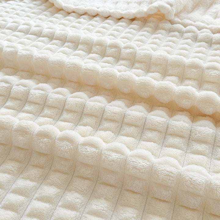 Ridge Textured Throw Blanket Bowlift
