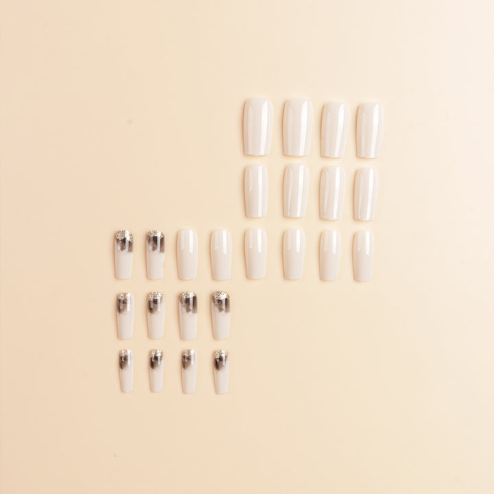 Chic Ombre Acrylic Nail Extensions Bowlift
