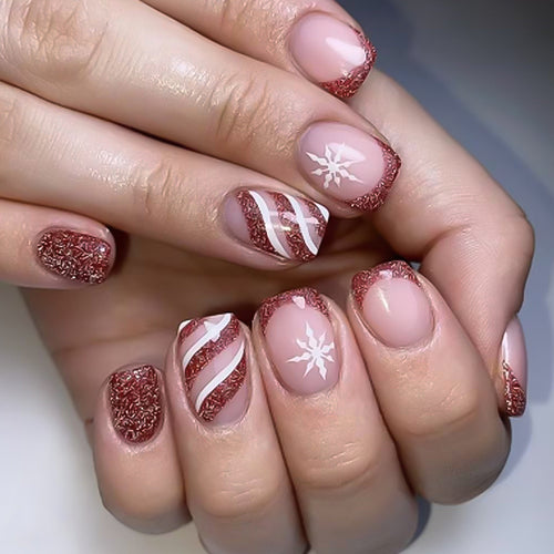 Festive Winter Nail Art Set Bowlift