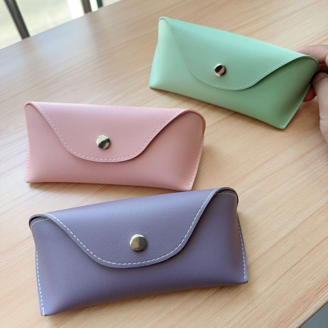 Stylish Leather Eyeglasses Case Bowlift