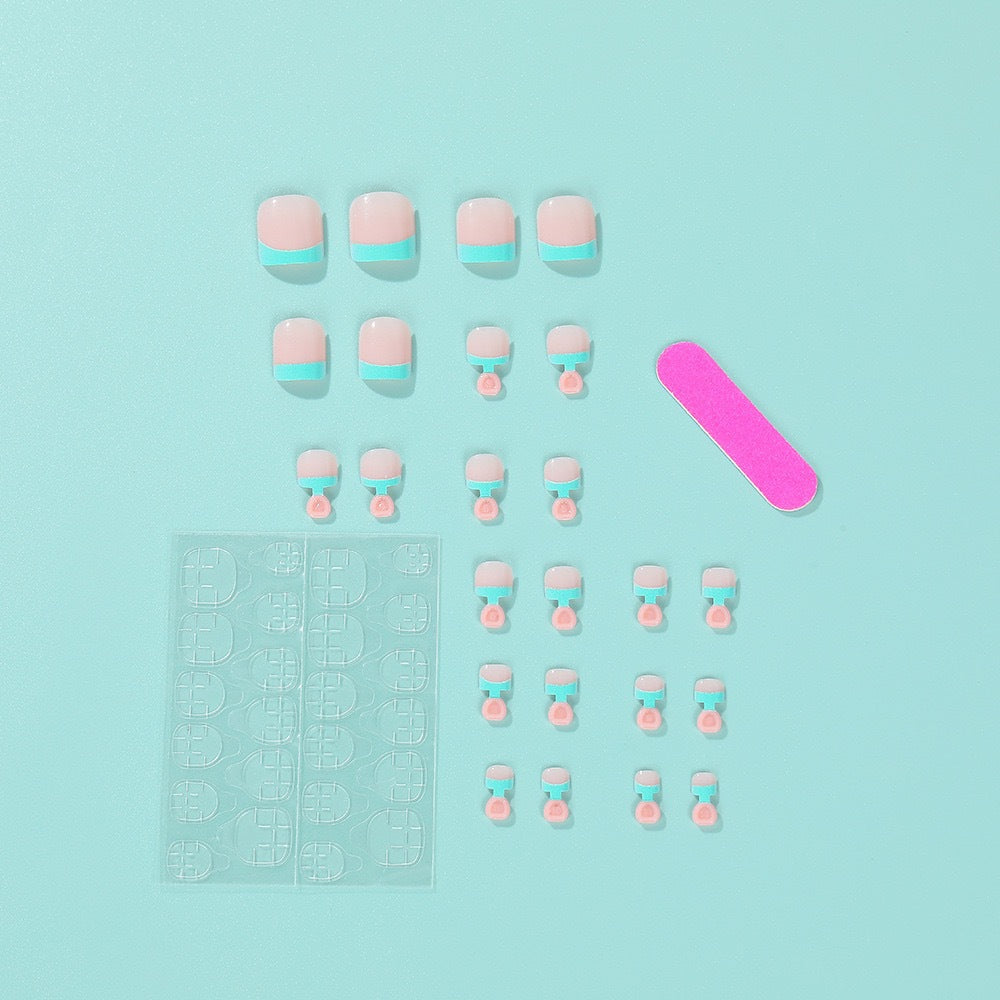 Nail art set with stylish pastel designs Bowlift