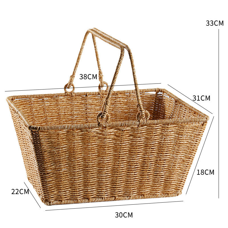 Woven Storage Basket Bowlift