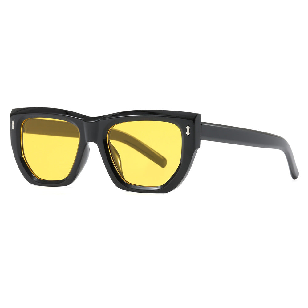 Modern Oversized Cat-Eye Sunglasses
