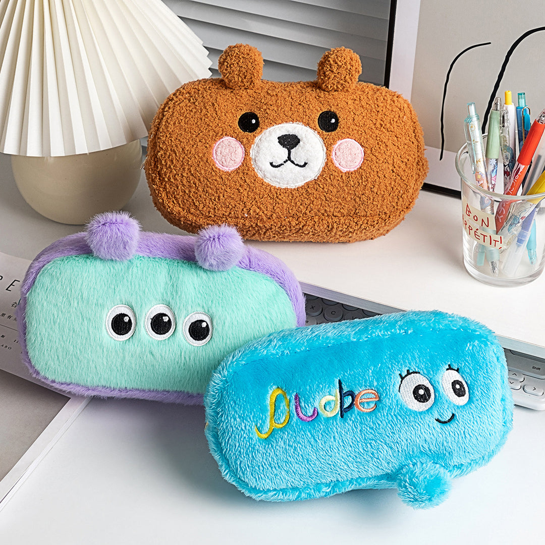 Plush Cartoon Pencil Case Bowlift
