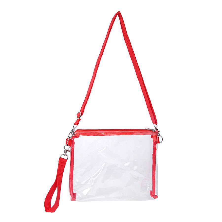 Transparent shoulder bag with adjustable shoulder strap Bowlift