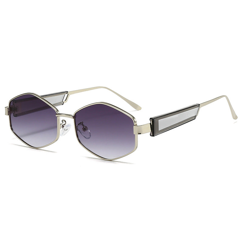 Fashionable Octagonal Frame Sunglasses