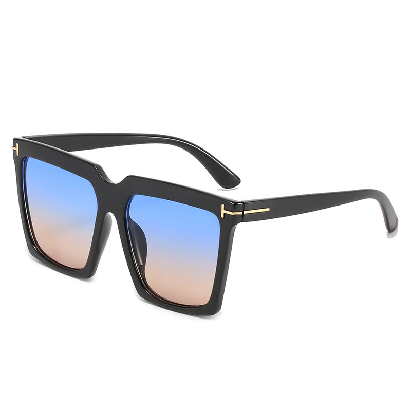 Women oversized square sunglasses with luxurious accents Bowlift