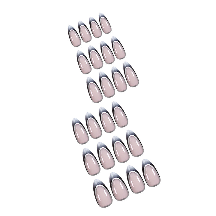 Stiletto artificial nails with elegant ombre design Bowlift