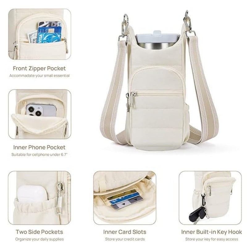 Multifunctional water bottle and accessory bag Bowlift