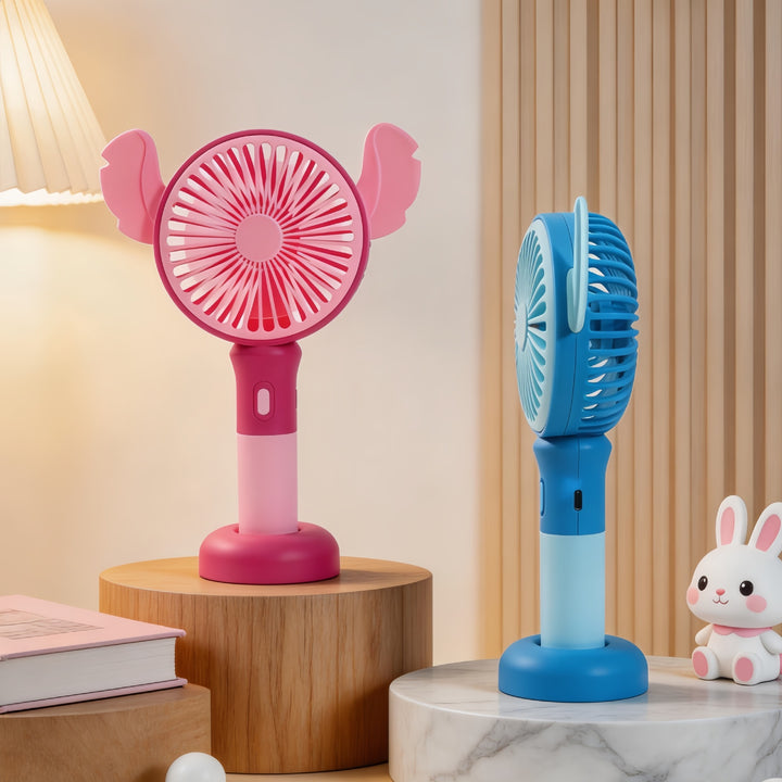 Ladies Hand Fan with Playful Design Bowlift