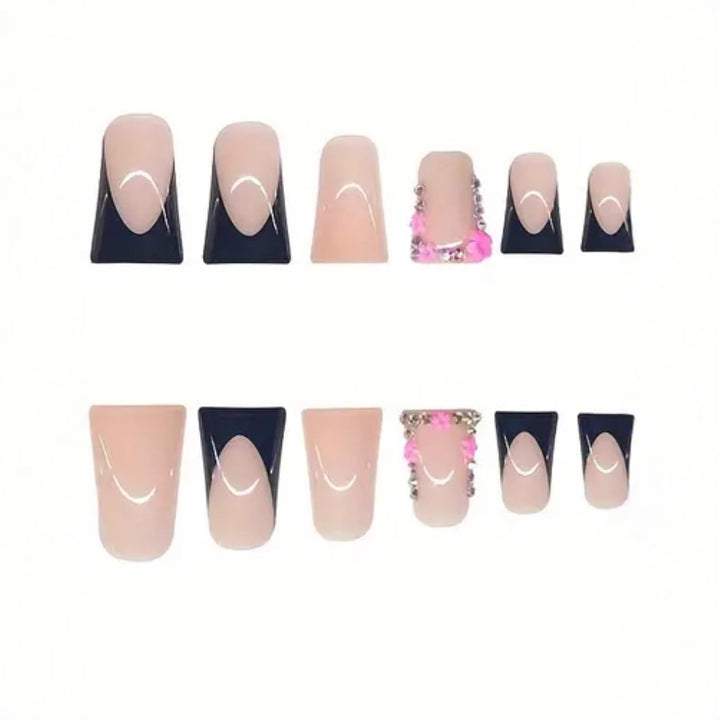 Luxurious 3D Floral Nail Art Extensions Bowlift