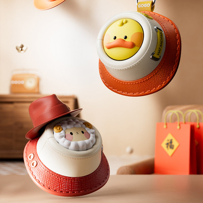 Ladies Portable Mini Fan with Cute Sheep Design Bowlift