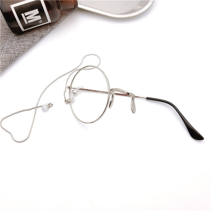 Retro-Inspired Round Frame Glasses Bowlift