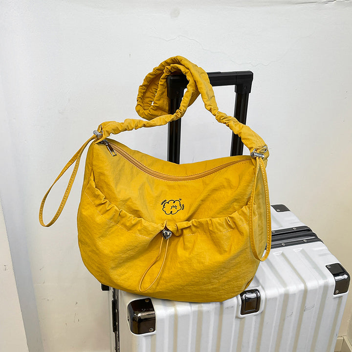 Fashionable Crossbody Bag with Elastic Shoulder Strap Bowlift
