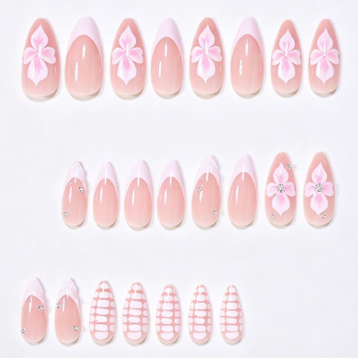Elegant Decorative Acrylic Nail Art Tips Bowlift