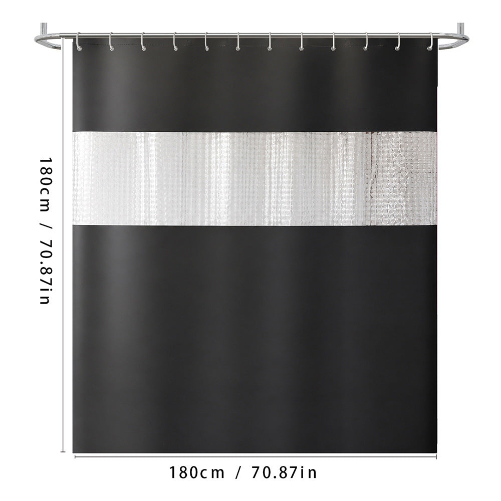 Premium Waterproof Shower Curtain Bowlift