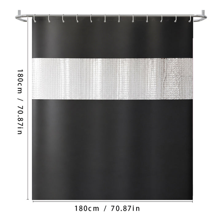 Premium Waterproof Shower Curtain Bowlift