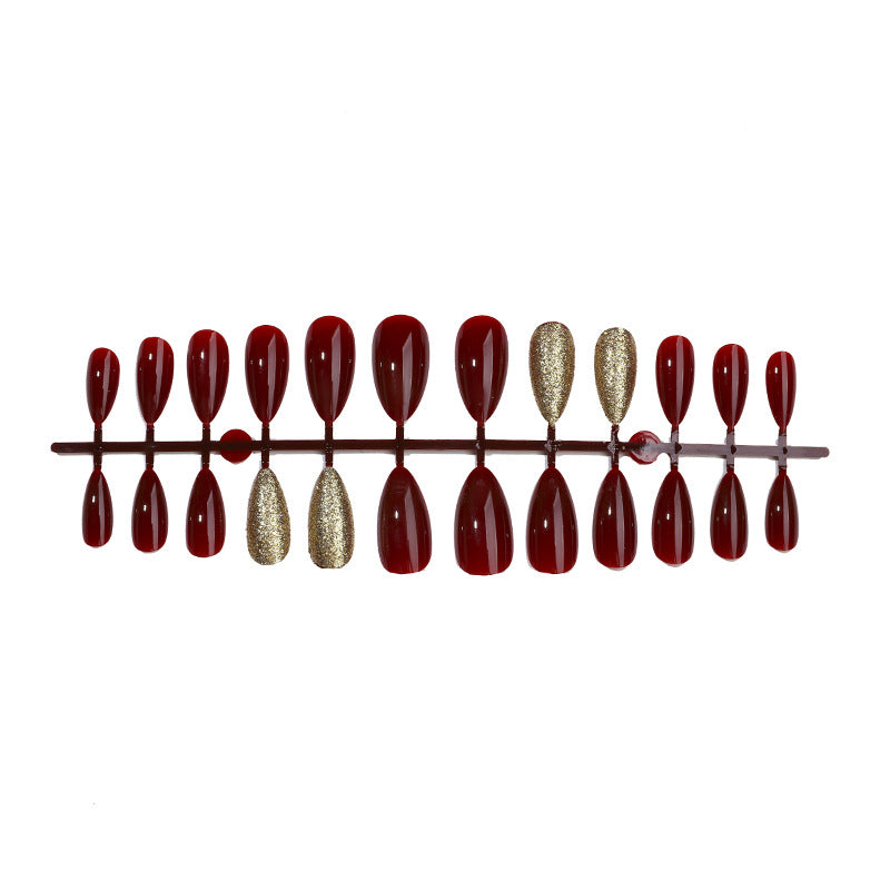 Glamorous Stiletto Press-On Nail Set Bowlift