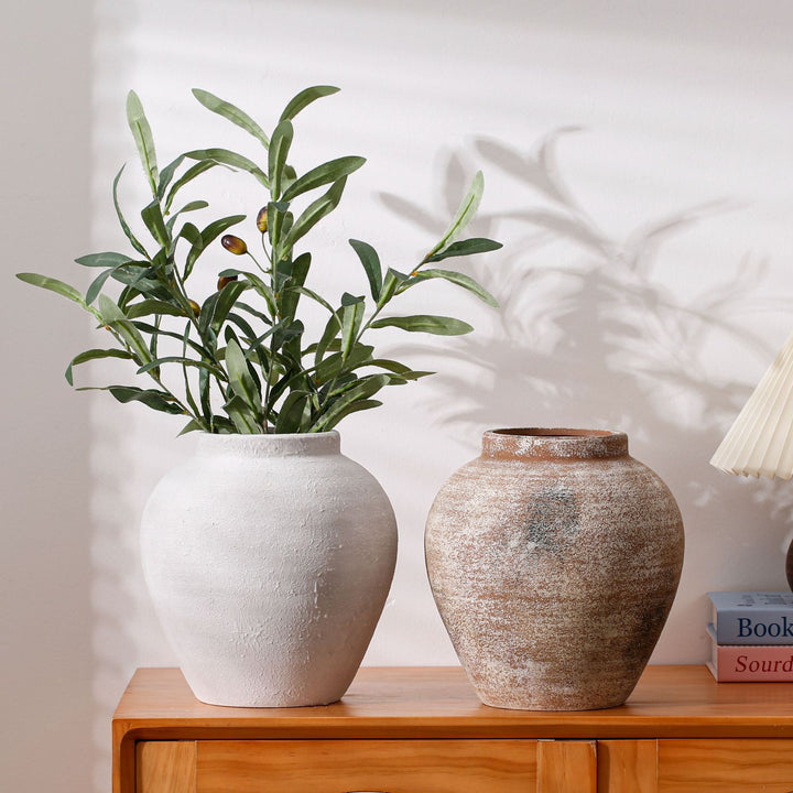 Handcrafted Terracotta Vase Bowlift