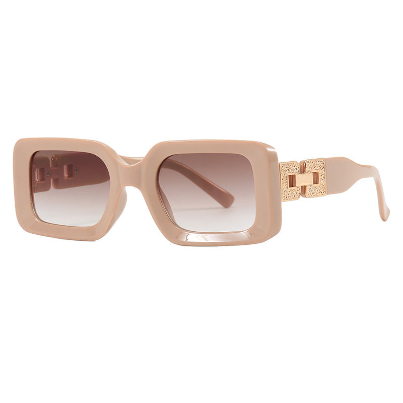 Women's Polygon Sunglasses with Glamorous Decorative Frame Bowlift