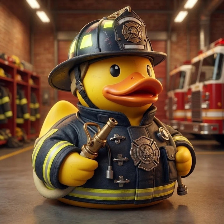 Decorative figure Fire brigade rubber duck Bowlift
