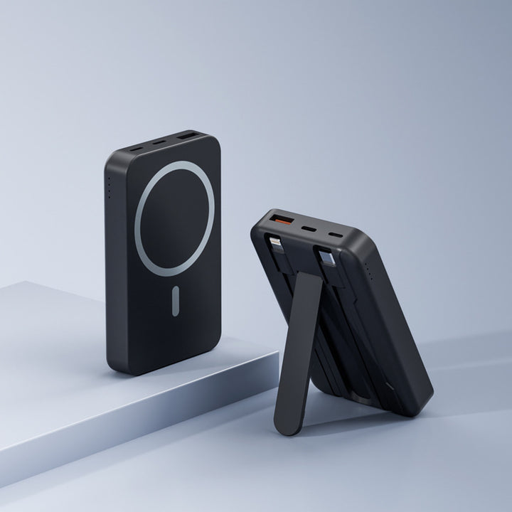 Magsafe Powerbank with Integrated Stand and High-Speed Charging Bowlift