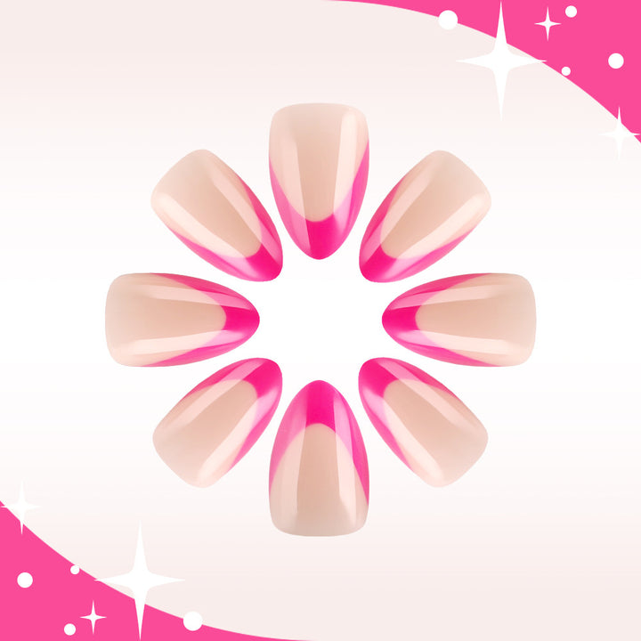 Elegant Stiletto Press-On Nails Bowlift