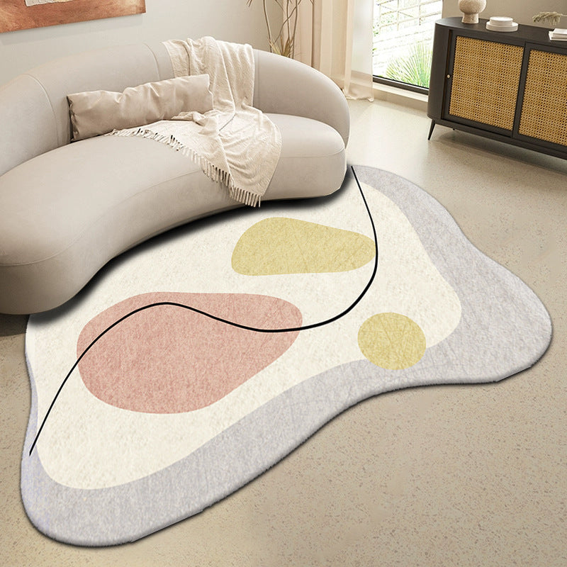 Abstract Wave Design Area Rug