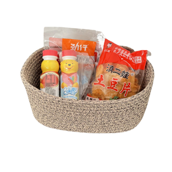 Women's elegant storage basket made of high-quality natural material Bowlift