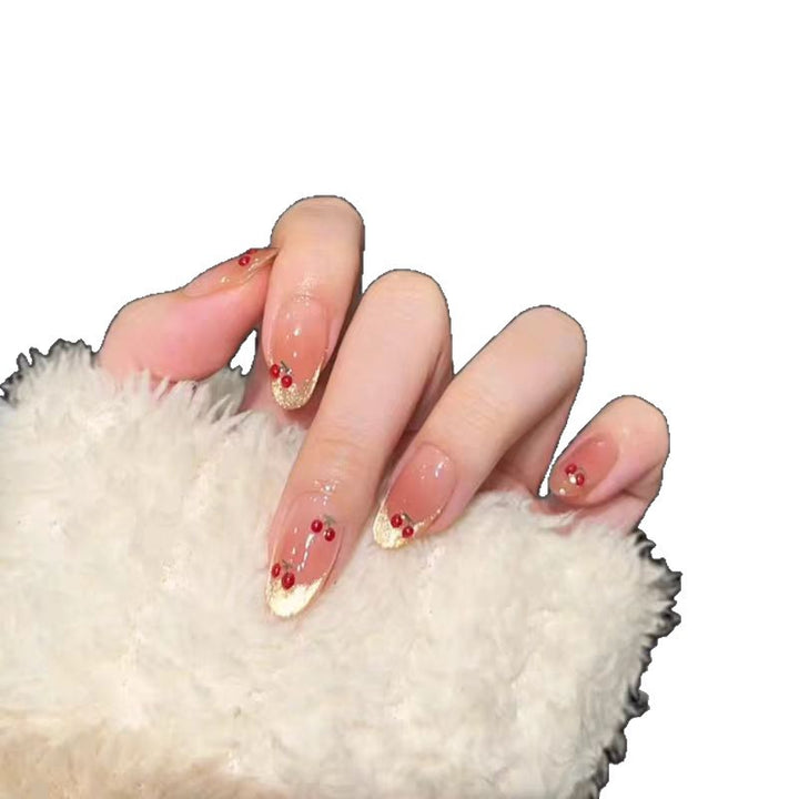 Decorative Press-On Nail Set with Whimsical Bow Designs Bowlift