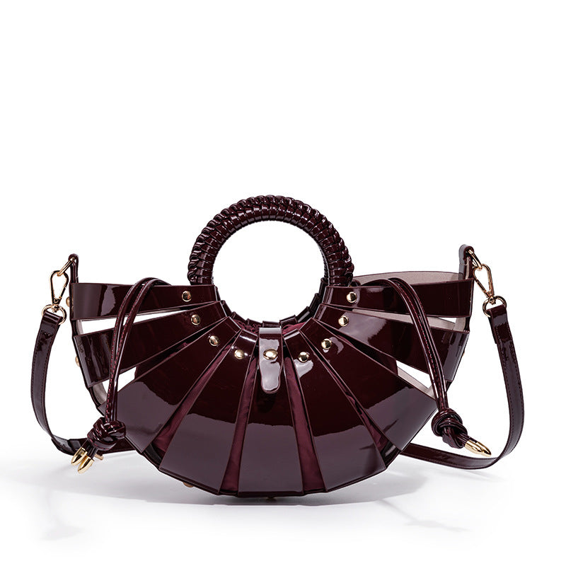 Elegant Fan-Shaped Handbag Bowlift