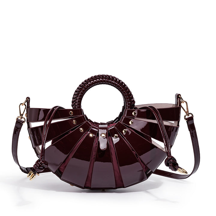 Elegant Fan-Shaped Handbag Bowlift