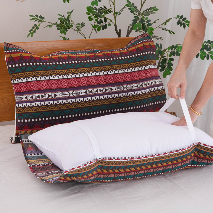 Ladies pillowcase with integrated carrying system Bowlift