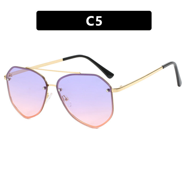 Women's geometric sunglasses with delicate frame Bowlift