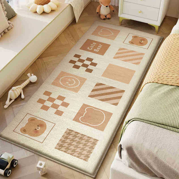 Playful Lion-Themed Area Rug