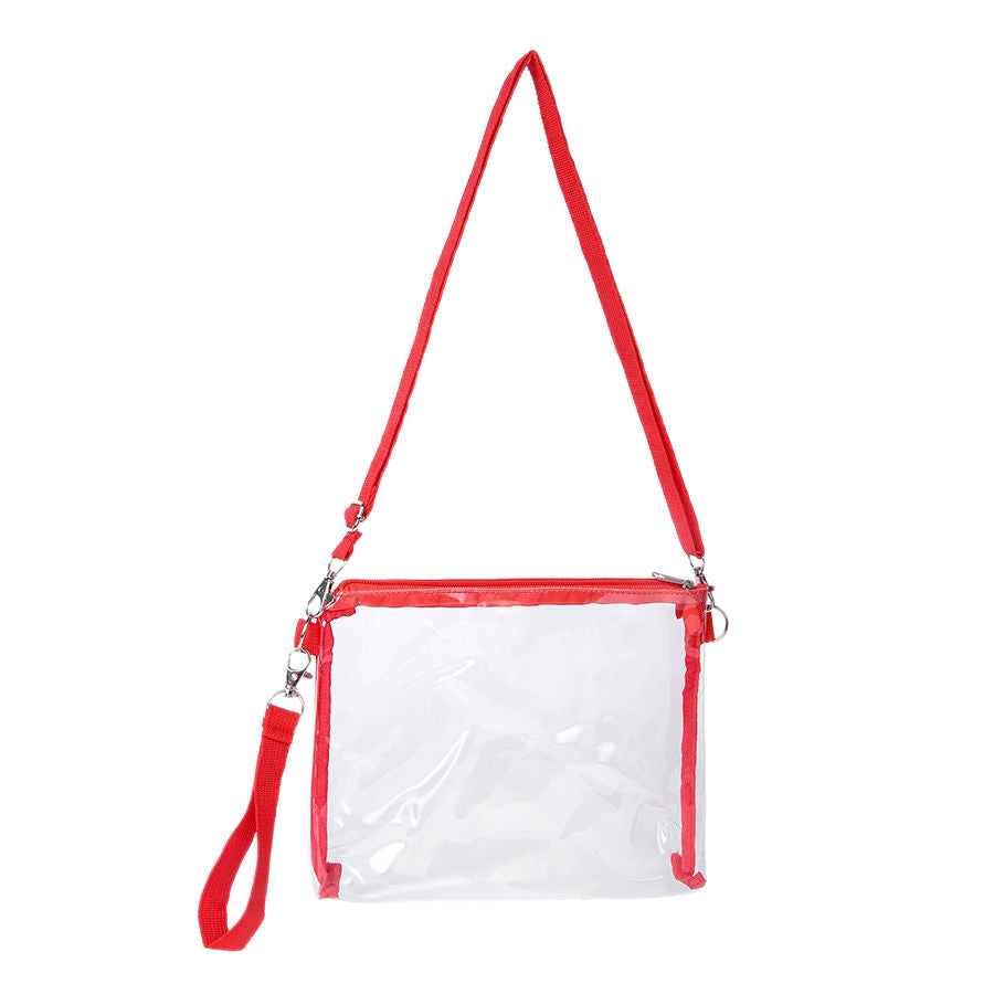 Transparent shoulder bag with adjustable shoulder strap Bowlift