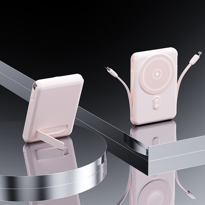Portable power bank with integrated holder and fast charging function Bowlift