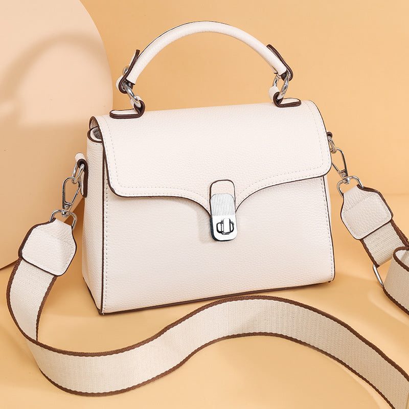 Elegant Leather Handbag Bowlift