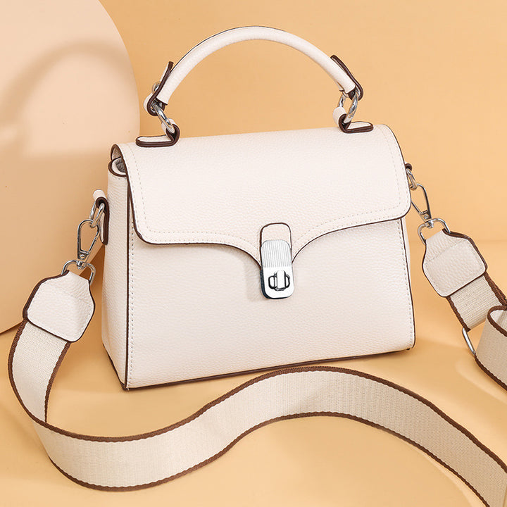 Elegant Leather Handbag Bowlift