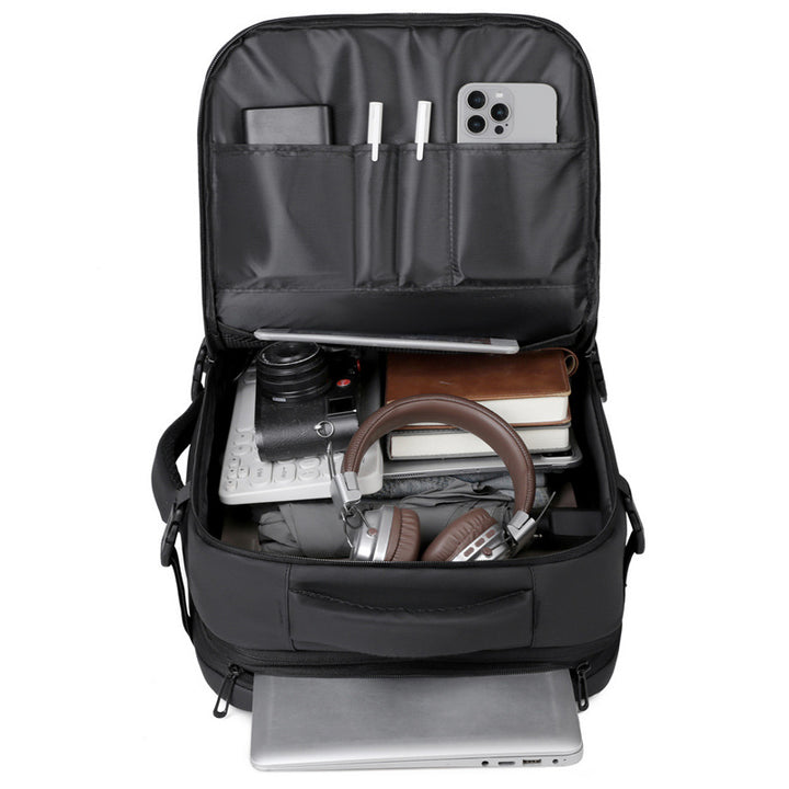 Elegant Laptop Backpack with Thoughtful Compartment System and Ergonomic Straps Bowlift