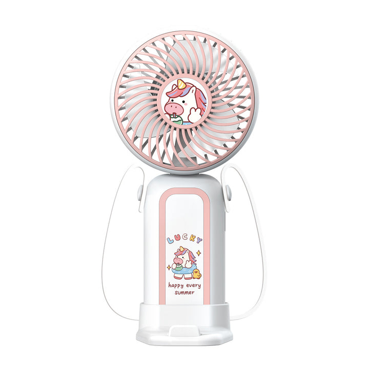 Women Portable Hand Fan with Funny Monkey Design Bowlift