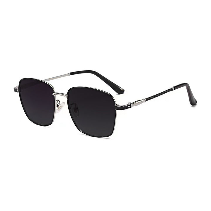 Men's Square Designer Sunglasses with High UV Protection Bowlift