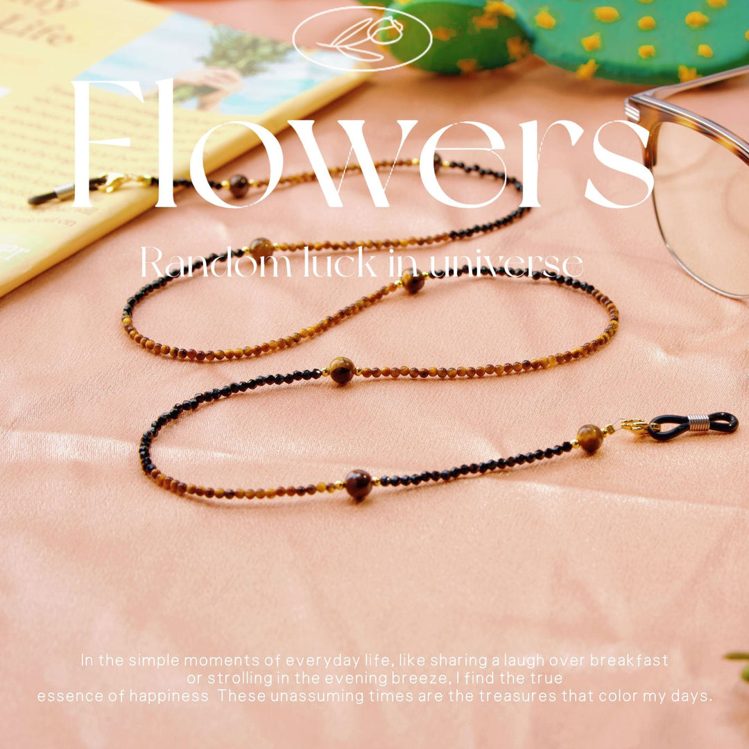 Beaded Eyewear Retainer Chain Bowlift